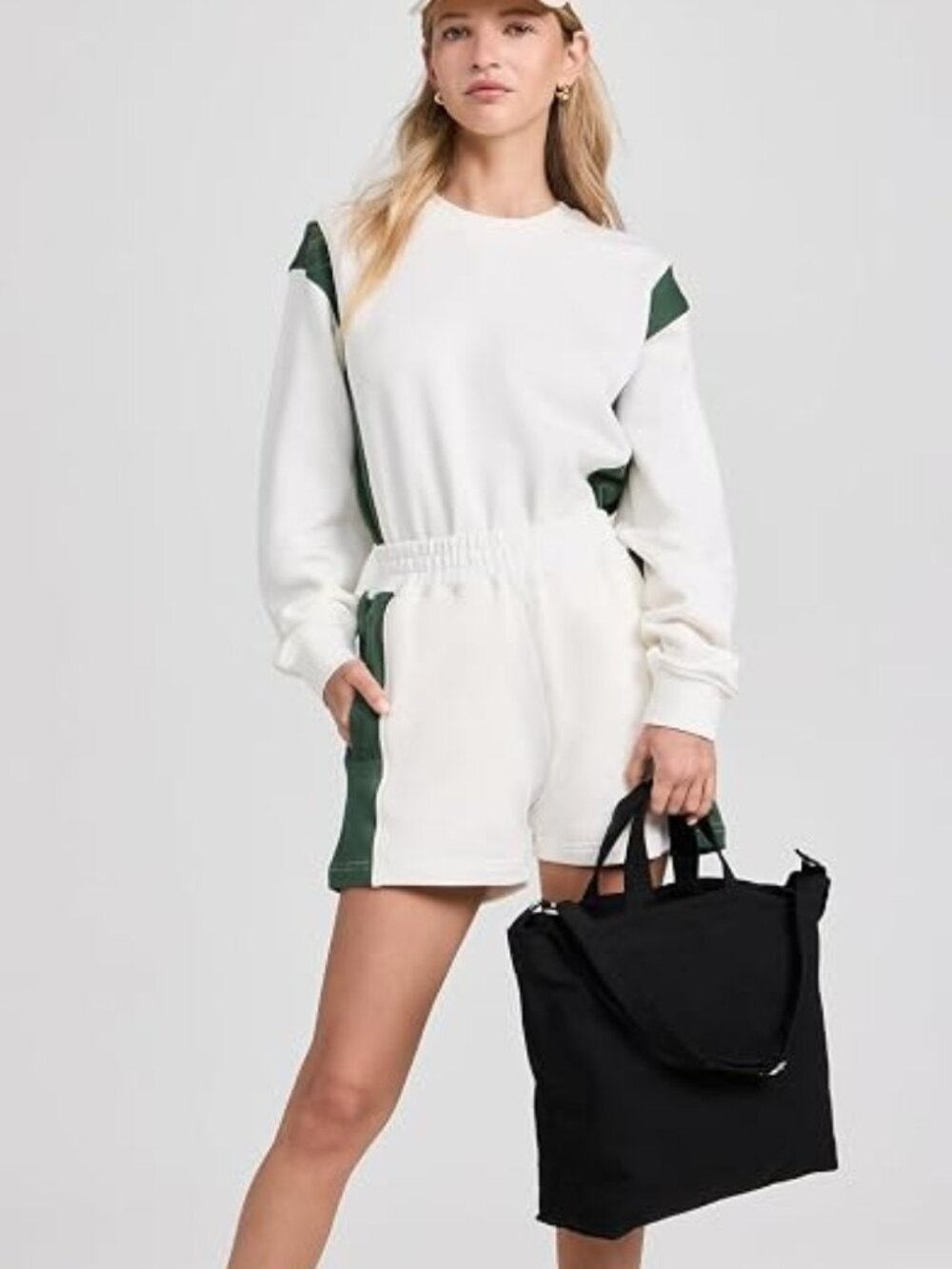 BAGGU Black Horizontal Zip Duck Bag VGUC